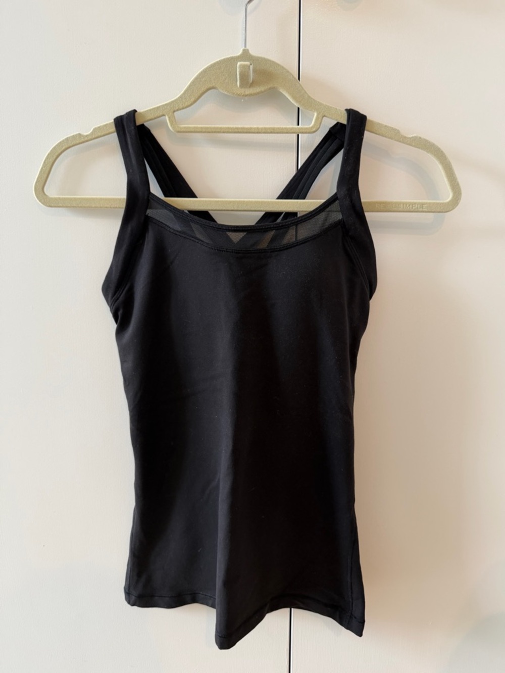 Lululemon Workout Top, Black, Size 4
